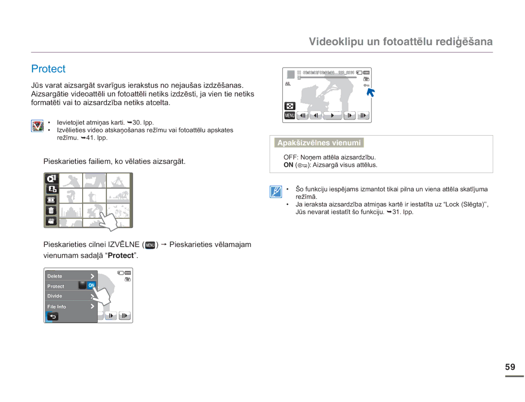 Samsung HMX-Q10BP/EDC 3URWHFW, IrupdwɲwlYdlWrDlvdugưedQhwlnvDwfhowd, 3LHVNDULHWLHVIDLOLHPNRYƝODWLHVDLVDUJƗW 