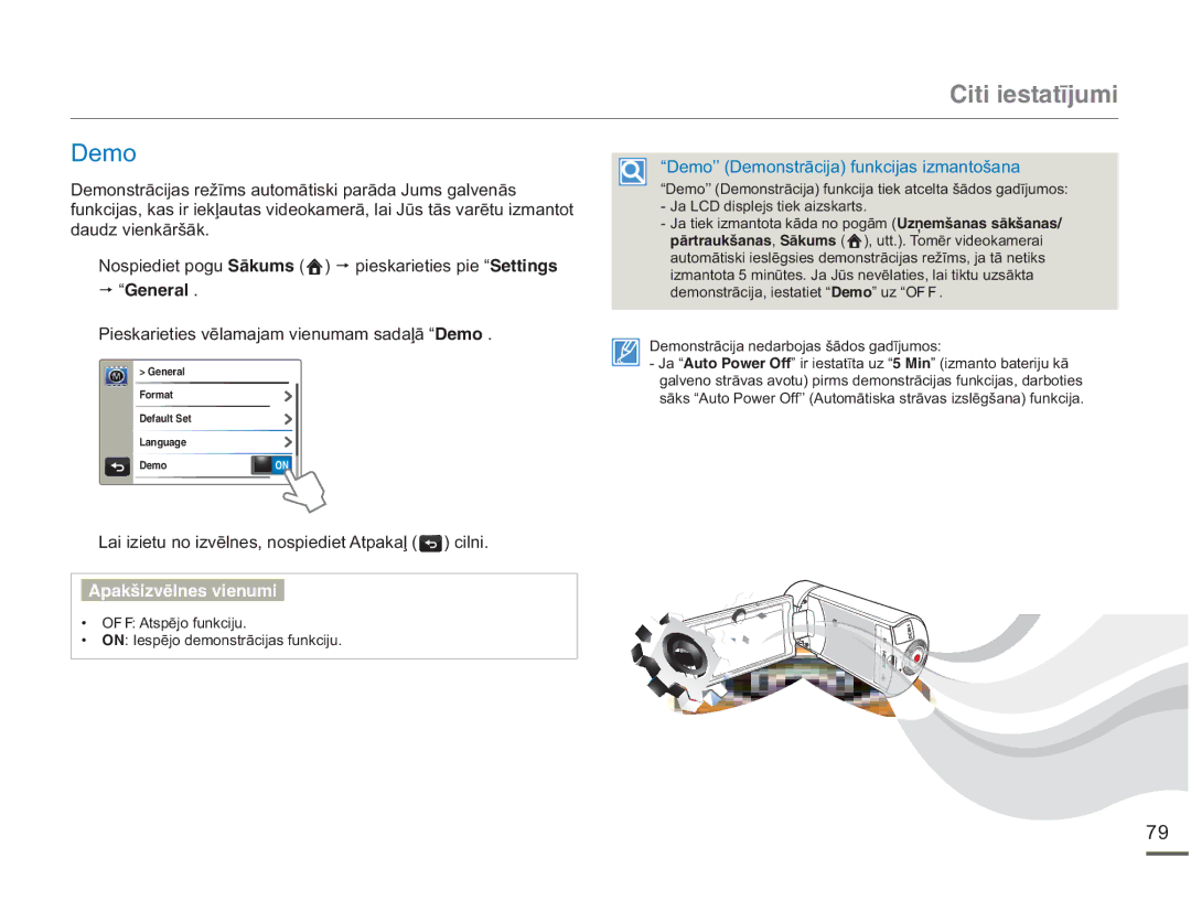 Samsung HMX-Q10BP/EDC manual Hpr, ³HPR¶¶HPRQVWUƗFLMDIXQNFLMDVLPDQWRãDQD 