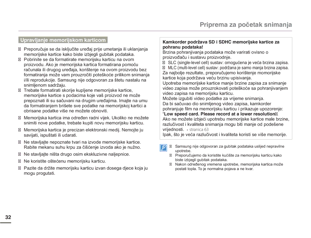 Samsung HMX-Q10UP/EDC manual PrjxSurjxwdwl, COMQTFGTRQFTŀCXC5&K5&*%OGOQTKLUMGMCTVKEG\C, RqjtcpwRqfcvcmc 