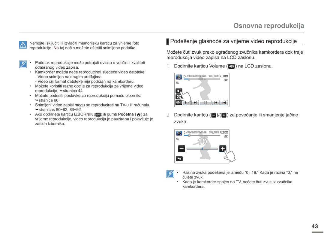 Samsung HMX-Q10BP/EDC, HMX-Q10UP/EDC 3RGHãHQMHJODVQRüHDYULMHPHYLGHRUHSURGXNFLMH, RgdeudqrjYlghrDslvd, ¬stranica 