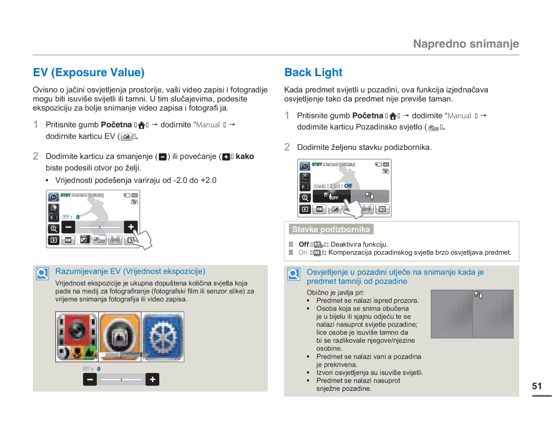 Samsung HMX-Q10BP/EDC, HMX-Q10UP/EDC manual 0CRTGFPQUPKOCPLG,  ZRQUWTG8CNWG$CEM.KIJV, GRGLUQLWHNDUWLFX9 