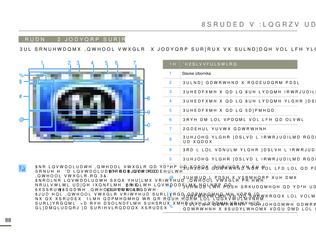 Samsung HMX-Q10UP/EDC, HMX-Q10BP/EDC manual Uporaba s Windows računalom 