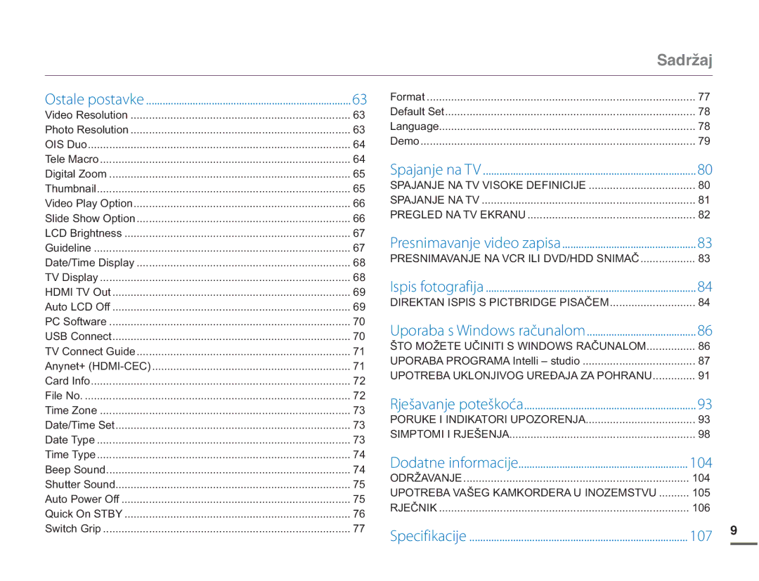 Samsung HMX-Q10BP/EDC manual 7KXPEQDLO, 9LGHR3OD\2SWLRQ, 6OLGH6KRZ2SWLRQ, DWH7LPHLVSOD, 79&RQQHFW*XLGH, Dug,Qir 