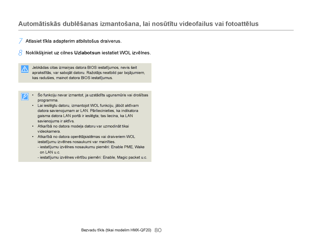 Samsung HMX-Q20BP/EDC manual 