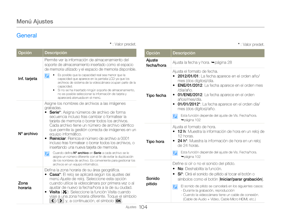 Samsung HMX-QF20BP/EDC, HMX-Q20BP/EDC manual General 