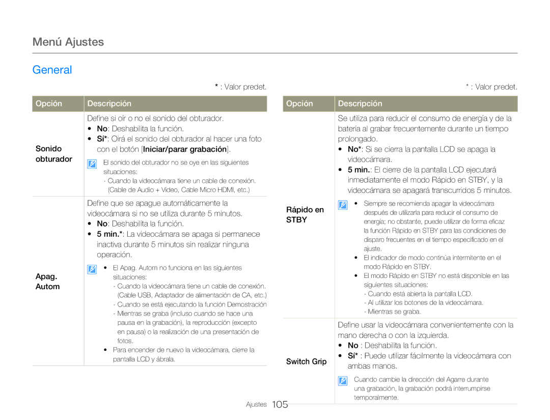 Samsung HMX-Q20BP/EDC, HMX-QF20BP/EDC manual Autom, Rápido en 