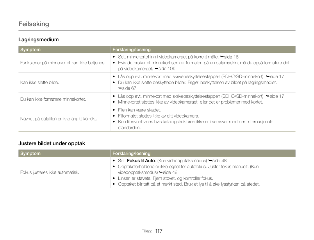 Samsung HMX-Q20BP/EDC manual Justere bildet under opptak, Sett minnekortet inn i videokameraet på korrekt måte. ¬side 