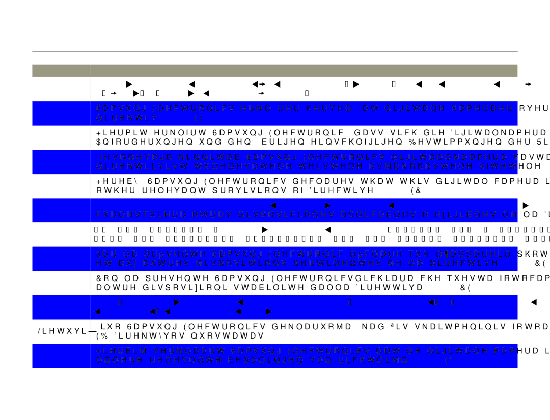 Samsung HMX-QF30WP/EDC, HMX-QF30BP/EDC manual Dichiarazione nelle lingue ufficiali 