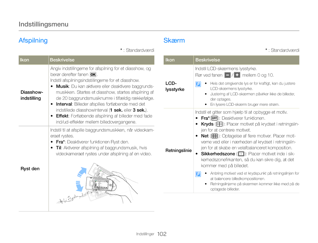 Samsung HMX-QF30BP/EDC, HMX-QF30WP/EDC manual Afspilning Skærm 