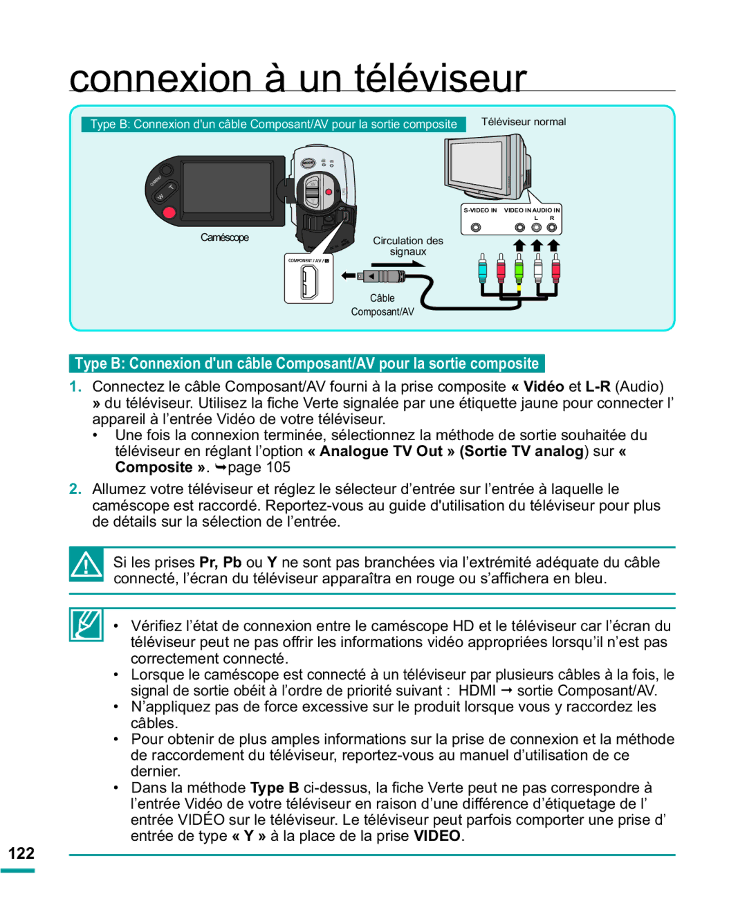 Samsung HMX-R10BP/EDC, HMX-R10SP/EDC manual 122 