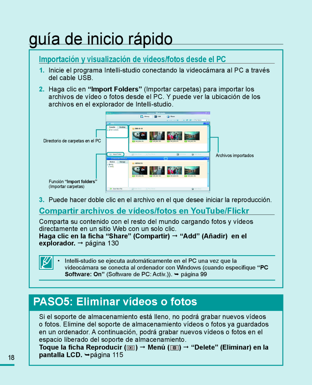 Samsung HMX-R10BP/EDC, HMX-R10SP/EDC manual Guía de inicio rápido 