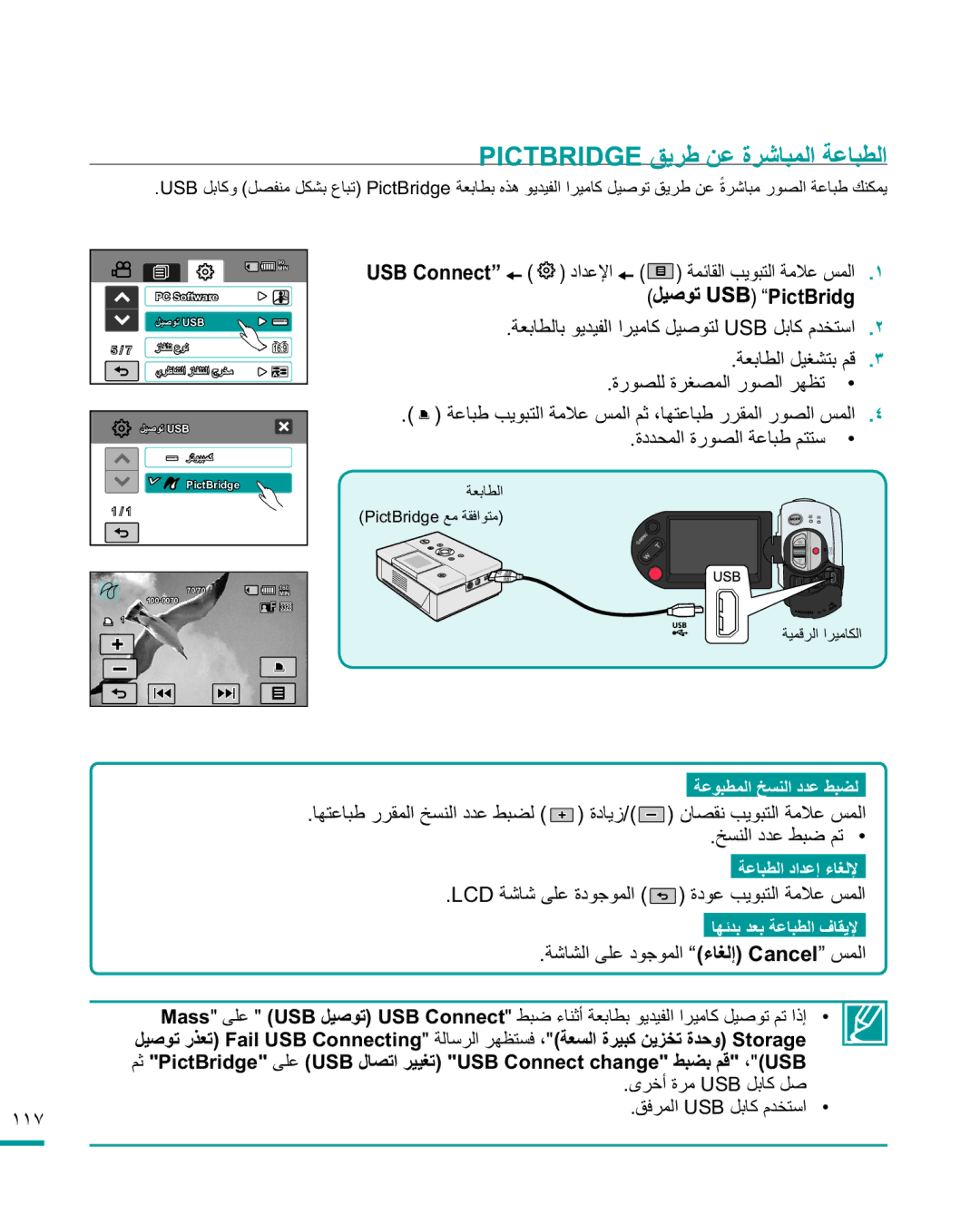 Samsung HMX-R10SP/MEA manual 5,*ϖϳήσϦϋΓήηΎΒϤϟΔϋΎΒτϟ, ³3LFW%ULGJ, ΔόΑΎτϟϞϴϐθΘΑϢϗ ˼ ΓέϮμϠϟΓήϐμϤϟέϮμϟήϬψΗ ‡, ˺˺̀ 