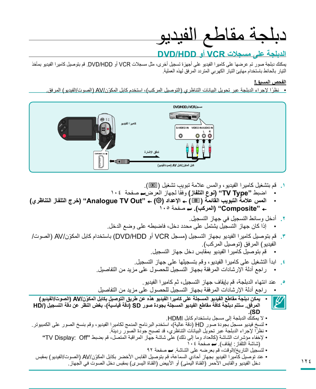 Samsung HMX-R10BP/MEA, HMX-R10SP/MEA, HMX-R10BP/AAW, HMX-R10SP/AAW manual +ϭ9&5ΕϼΠδϣϰϠϋΔΠϠΑΪϟ 