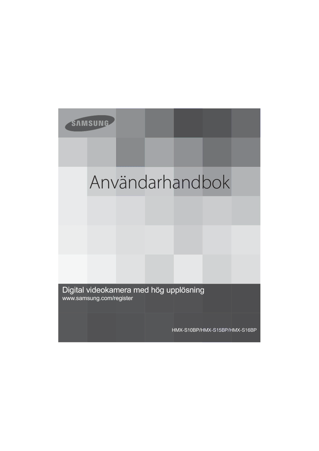 Samsung HMX-S10BP/EDC manual Användarhandbok 