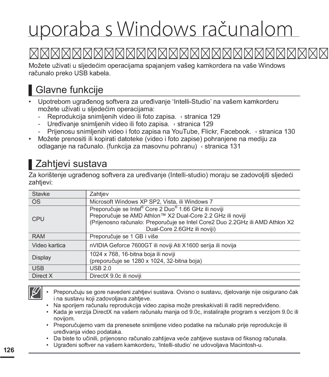 Samsung HMX-S15BP/EDC Uporaba s Windows računalom, Â7202ä78ý,1,7,6,1265$ý81$/20, OdyqhIxqnflmh, =DkwmhylVxvwdyd 