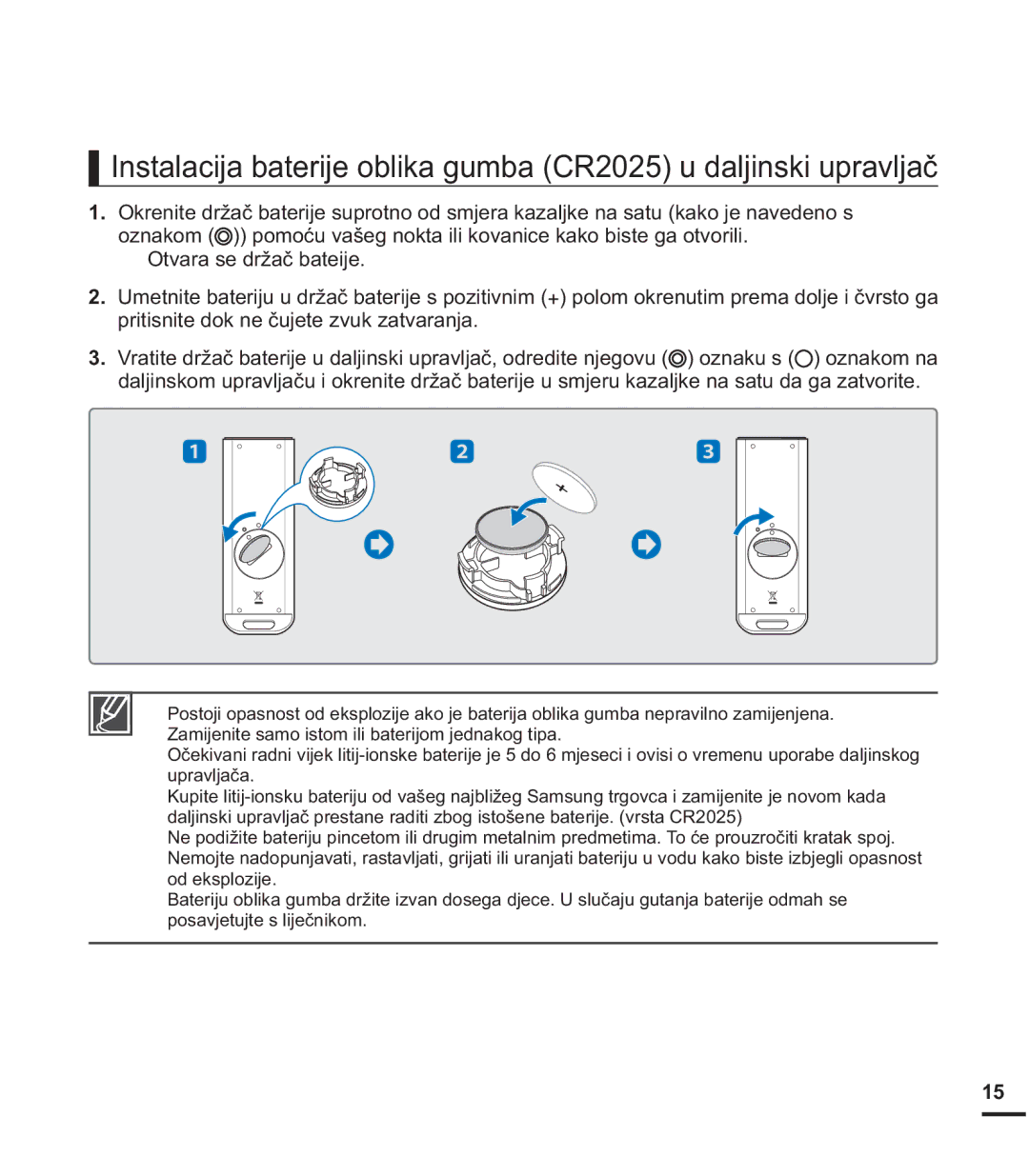 Samsung HMX-S15BP/EDC manual =DplmhqlwhVdprLvwrpLolEdwhulmrpMhgqdnrjWlsd, XSUDYOMDþD, RgHnvsorlmh 