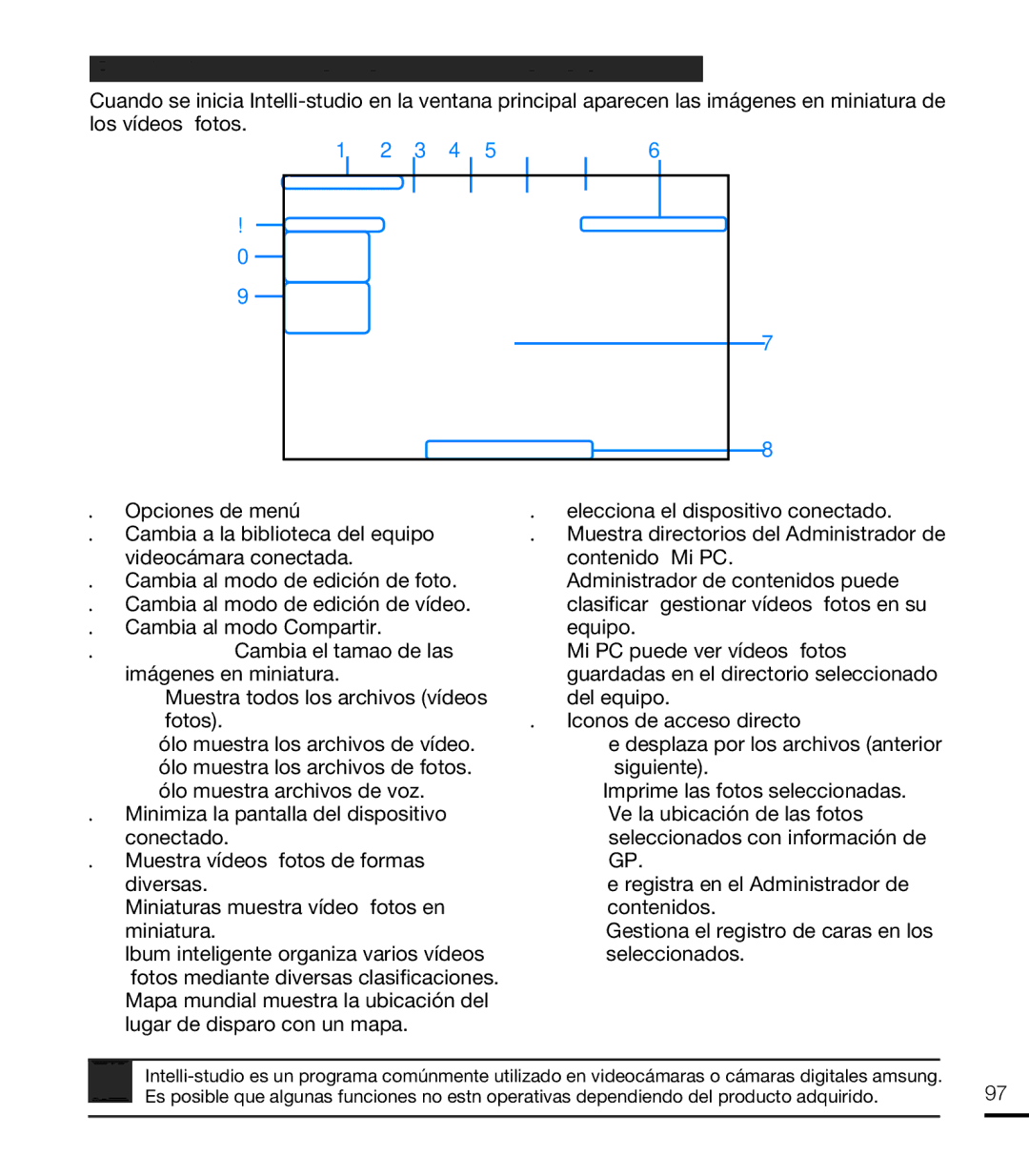 Samsung HMX-T10BP/EDC, HMX-T10WP/EDC manual 3 4 5 