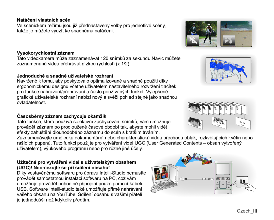 Samsung HMX-U10EP/EDC, HMX-U10BP/EDC, HMX-U10RP/EDC manual 1DWiþHQtYODVWQtFKVFpQ, VRNRU\FKORVWQtiQDP, Ryodgdwhoqrvw 