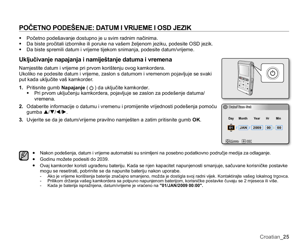 Samsung HMX-U10RP/EDC 32ý71232â1-$780,95,-0,26-=, 8NOMXþLYDQMHQDSDMDQMDLQDPLMHãWDQMHGDWXPDLYUHPHQD, Yuhphqd 