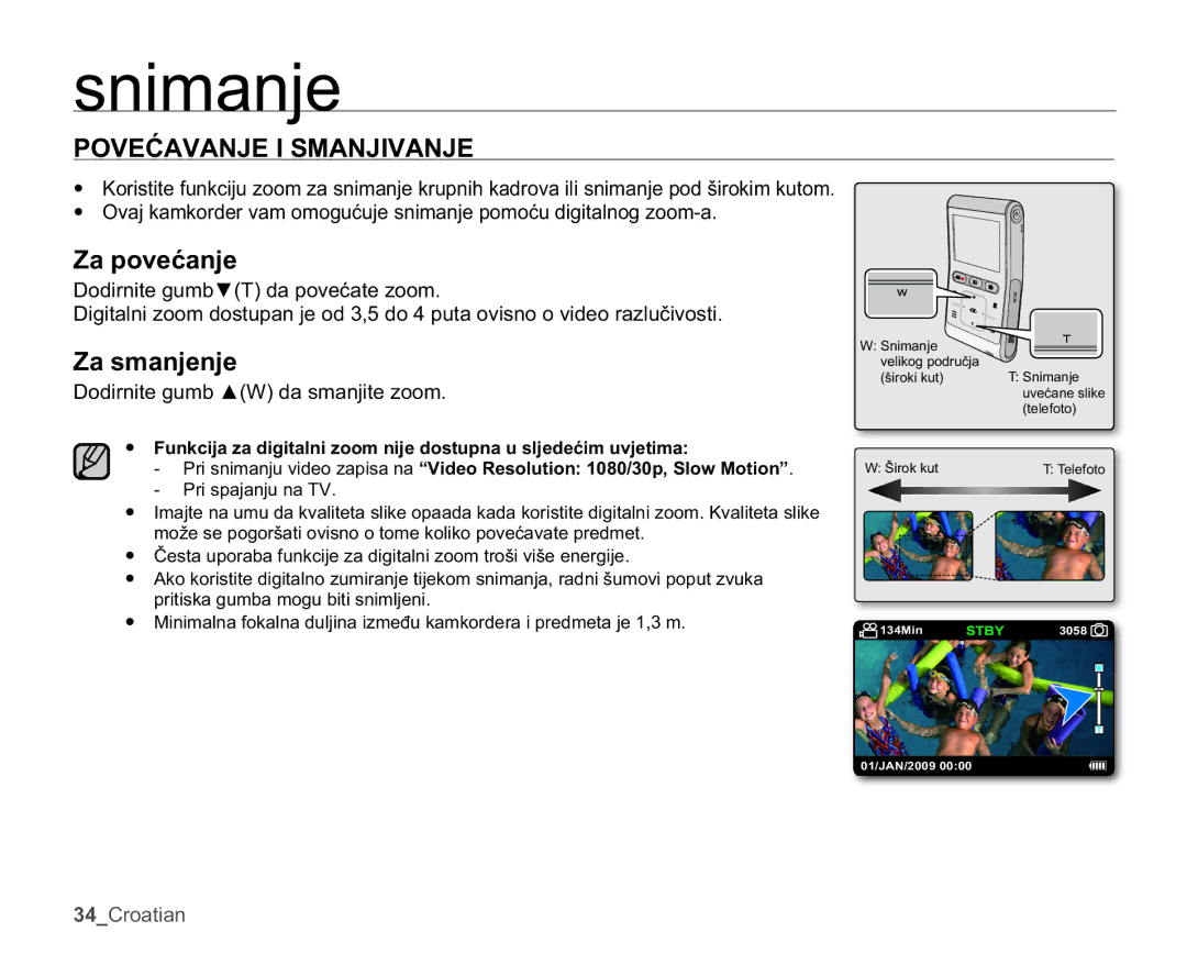 Samsung HMX-U10UP/EDC, HMX-U10BP/EDC 329û$9$1-,60$1-,9$1, =DSRYHüDQMH, =DVpdqmhqmh, RGLUQLWHJXPEź7GDSRYHüDWHRRP 