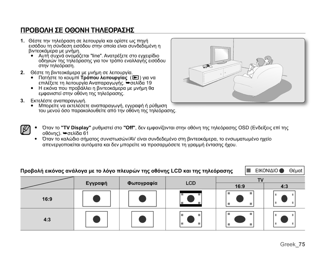 Samsung HMX-U10SP/EDC ȆȇȅǺȅȁǾȈǼȅĬȅȃǾȉǾȁǼȅȇǹȈǾȈ, ĬȑıĲİĲȘȕȚȞĲİȠțȐȝİȡĮȝİȝȞȒȝȘıİȜİȚĲȠȣȡȖȓĮ, ǼȖȖȡĮĳȒ ĬȦĲȠȖȡĮĳȓĮ,  