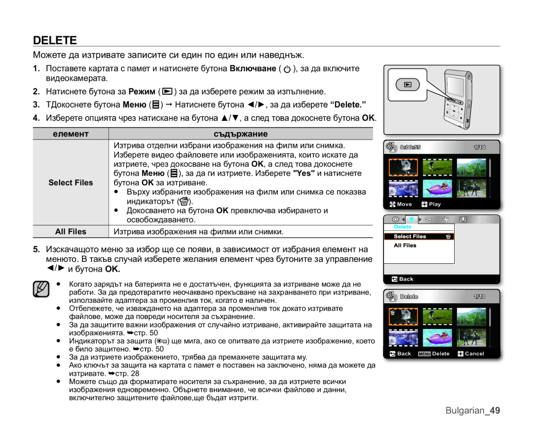 Samsung HMX-U10UP/EDC, HMX-U10RP/EDC manual Ɇɨɠɟɬɟɞɚɢɡɬɪɢɜɚɬɟɡɚɩɢɫɢɬɟɫɢɟɞɢɧɩɨɟɞɢɧɢɥɢɧɚɜɟɞɧɴɠ, ɟɥɟɦɟɧɬ Ɫɴɞɴɪɠɚɧɢɟ 