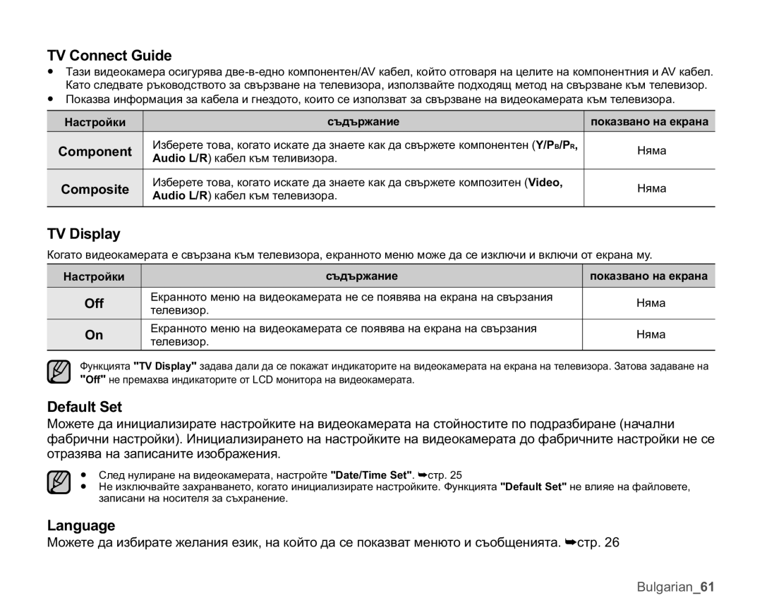 Samsung HMX-U10UP/EDC, HMX-U10RP/EDC, HMX-U10EP/EDC, HMX-U10SP/EDC manual 79LVSOD, Ɇɚɫɬɪɨɣɤɢɫɴɞɴɪɠɚɧɢɟɩɨɤɚɡɜɚɧɨɧɚɟɤɪɚɧɚ 