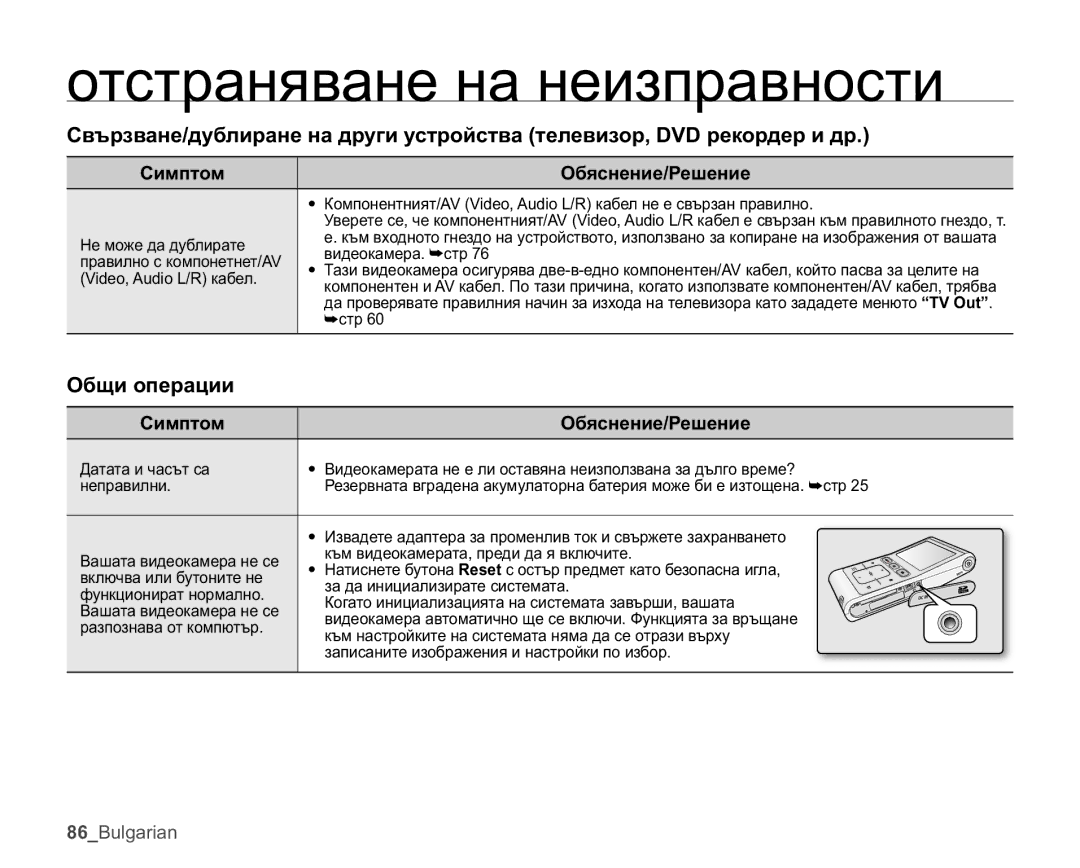 Samsung HMX-U10EP/EDC, HMX-U10RP/EDC, HMX-U10UP/EDC, HMX-U10SP/EDC manual Ɉɛɳɢɨɩɟɪɚɰɢɢ 