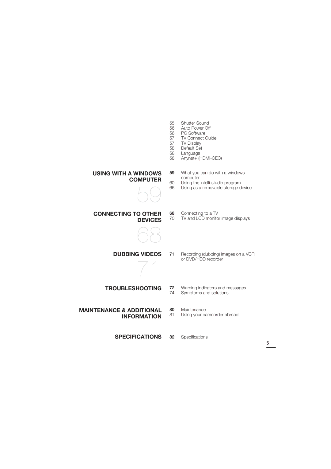 Samsung HMX-U20BD manual Using with a Windows Computer 