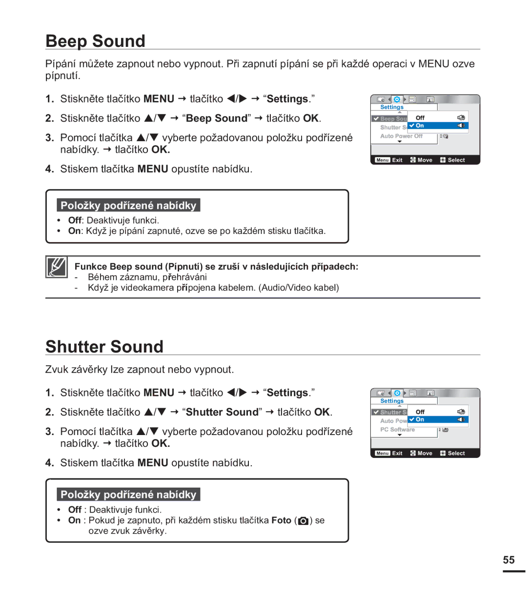 Samsung HMX-U20BP/EDC, HMX-U20RP/EDC manual HHS6RXQG, 6KXWWHU6RXQG, StSQXWt, =YXNiYČUN\OHDSQRXWQHERY\SQRXW 