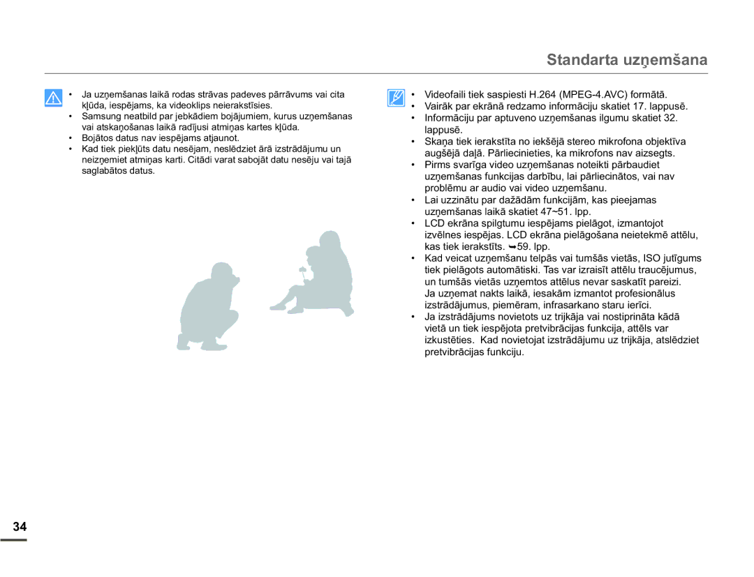 Samsung HMX-W200TP/EDC manual Odssxvɲ, SUREOƝPXDUDXGLRYDLYLGHRXƼHPãDQX, XƼHPãDQDVODLNƗVNDWLHWaOSS 