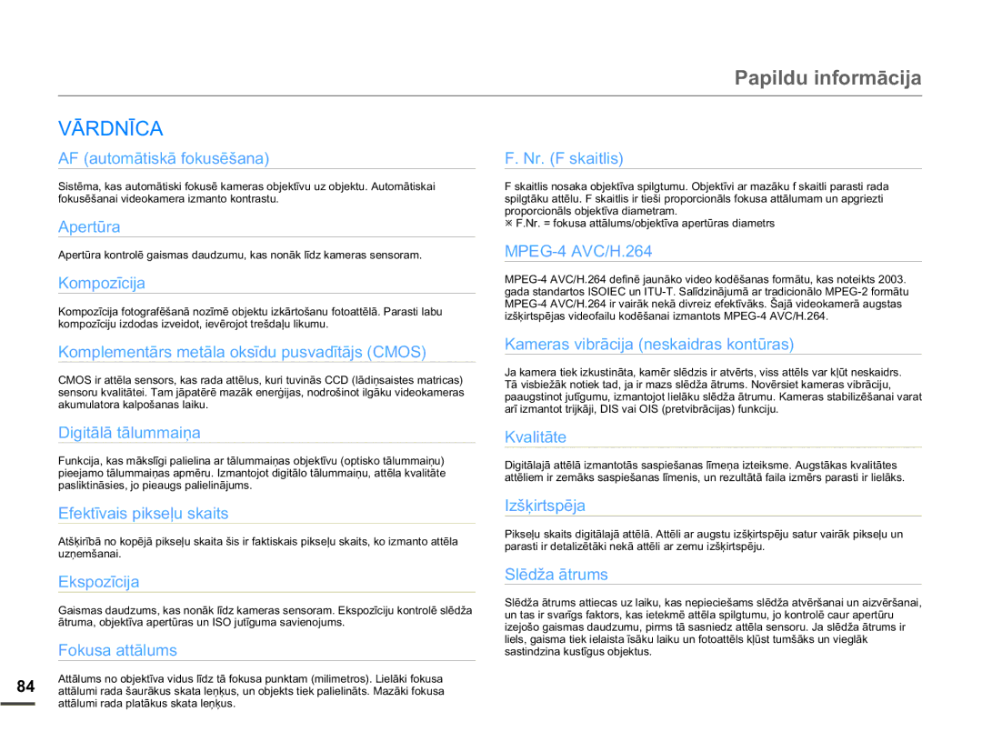 Samsung HMX-W200TP/EDC manual 9Ɩ51Ʈ&$, SdvolnwlqãvlhvMrSlhdxjvSdolholqãmxpv 