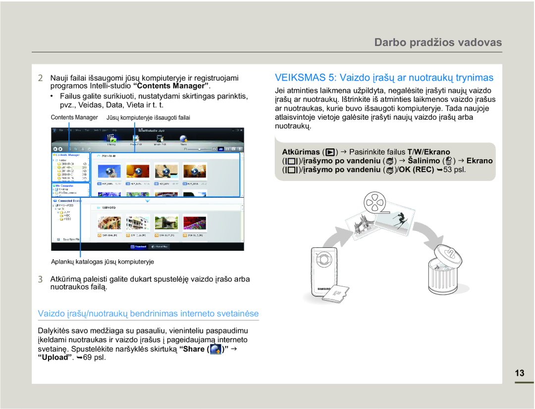 Samsung HMX-W200TP/EDC manual SY9HLGDVDWD9LHWDLUWW, $WNǌULPDV J3DVLULQNLWHIDLOXVTWEkrano 