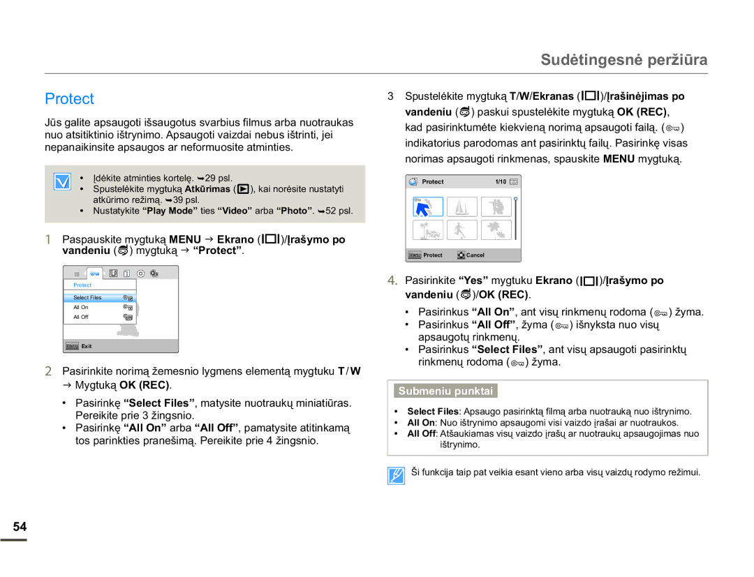 Samsung HMX-W200TP/EDC manual 3URWHFW, QhsdqdlnlqvlwhDsvdxjrvDuQhirupxrvlwhDwplqwlhv 