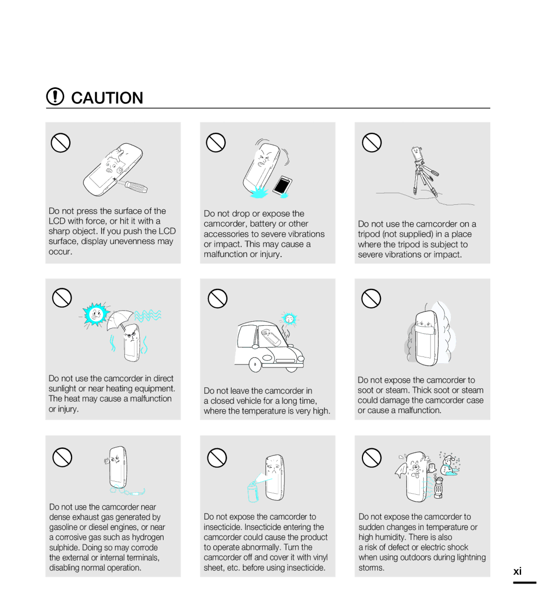 Samsung HMXE10WNX, HMXE10BNX user manual Storms.xi 