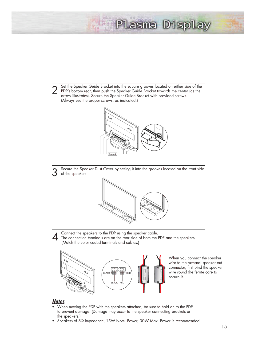 Samsung HP-P4271 manual Black 