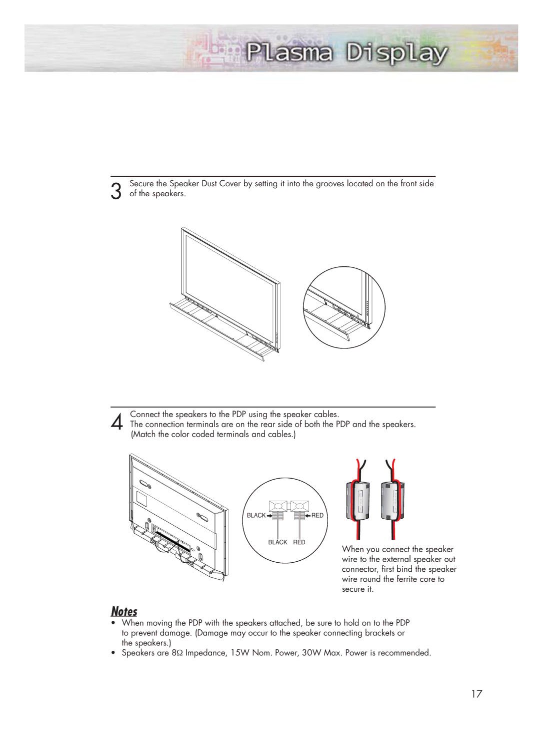 Samsung HP-P4271 manual Black 