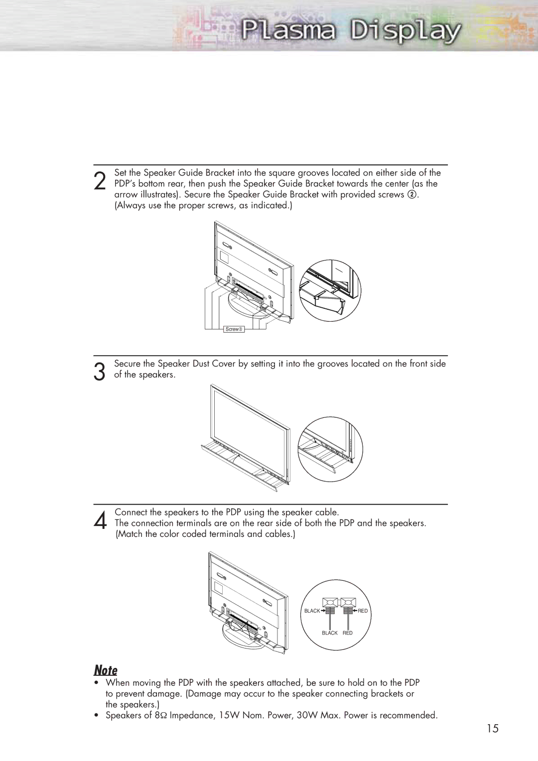 Samsung HP-P5071 manual Black 