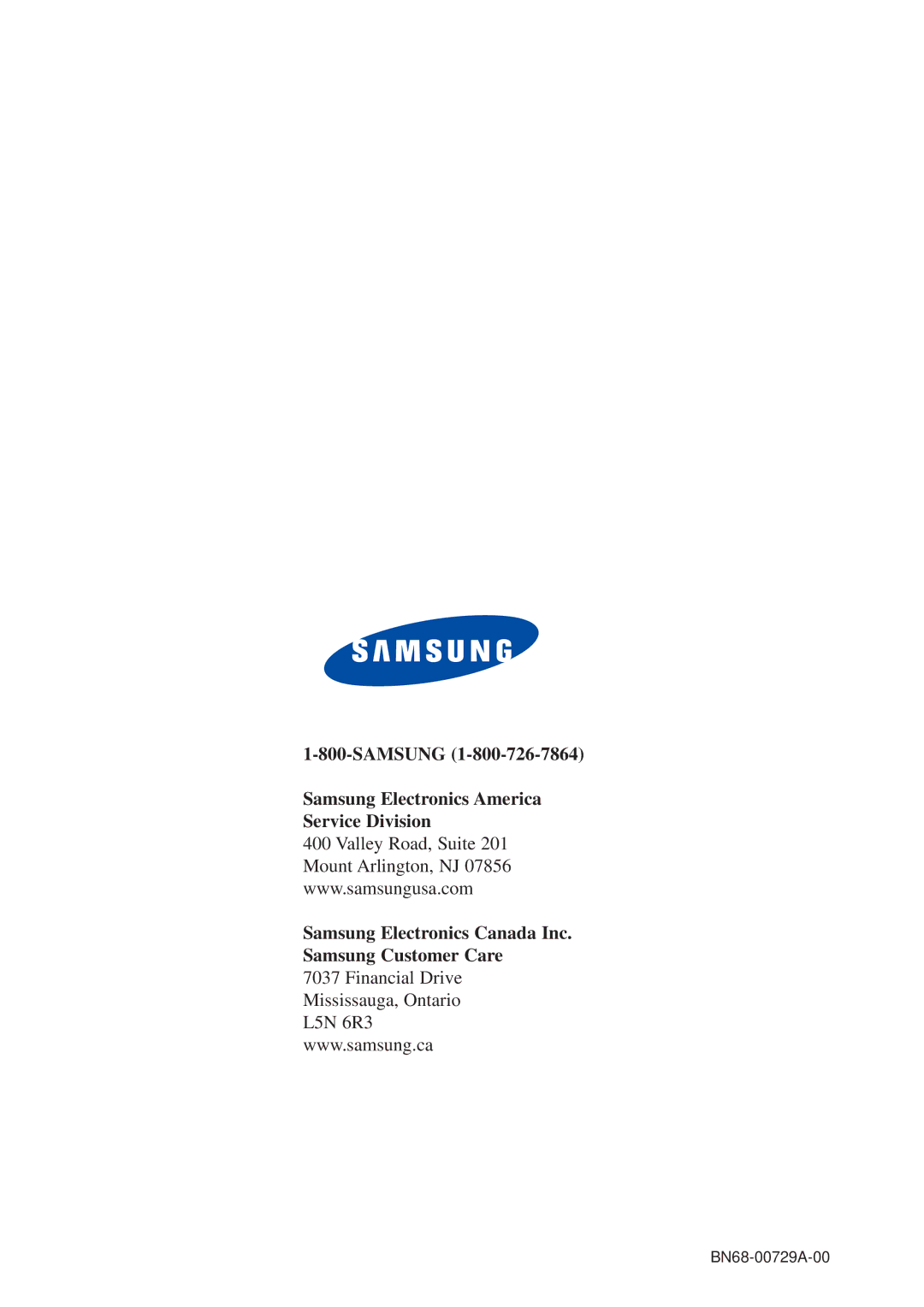 Samsung HP-P5581 manual BN68-00729A-00 