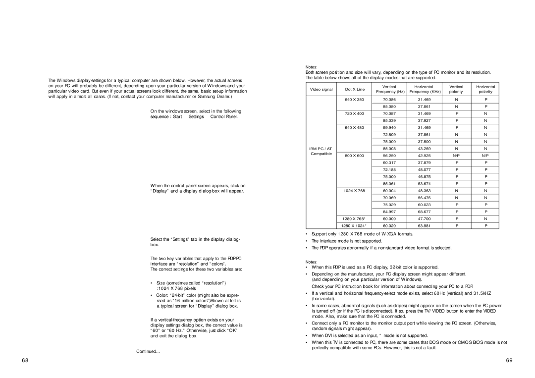 Samsung HPN5039, HPN6339 manual How to Set up Your PC Software Windows only, 85.008 43.269 