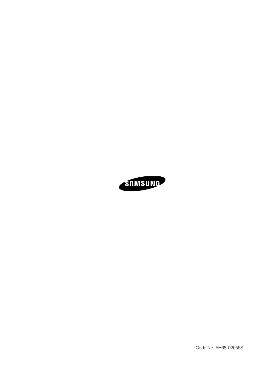 Samsung HT-A100 user manual Code No. AH68-02056S 