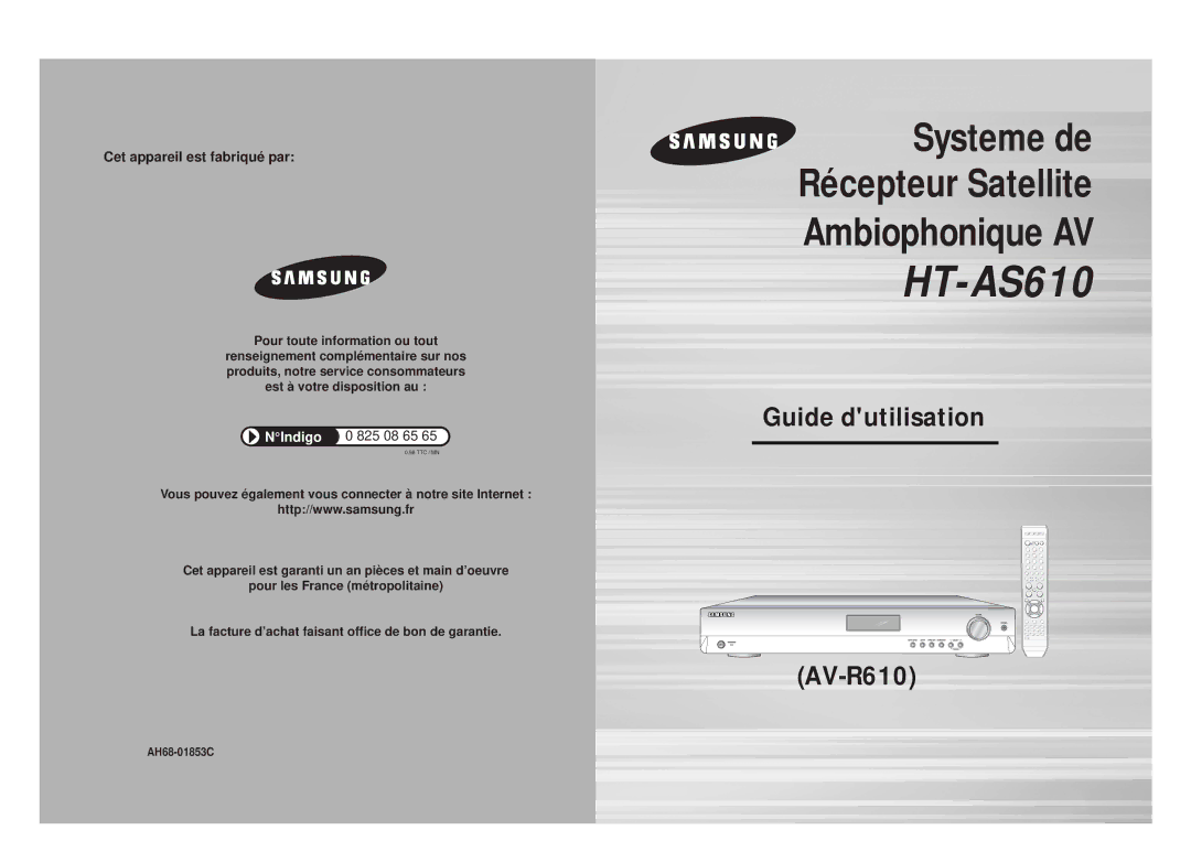 Samsung HT-AS610R/ELS manual 