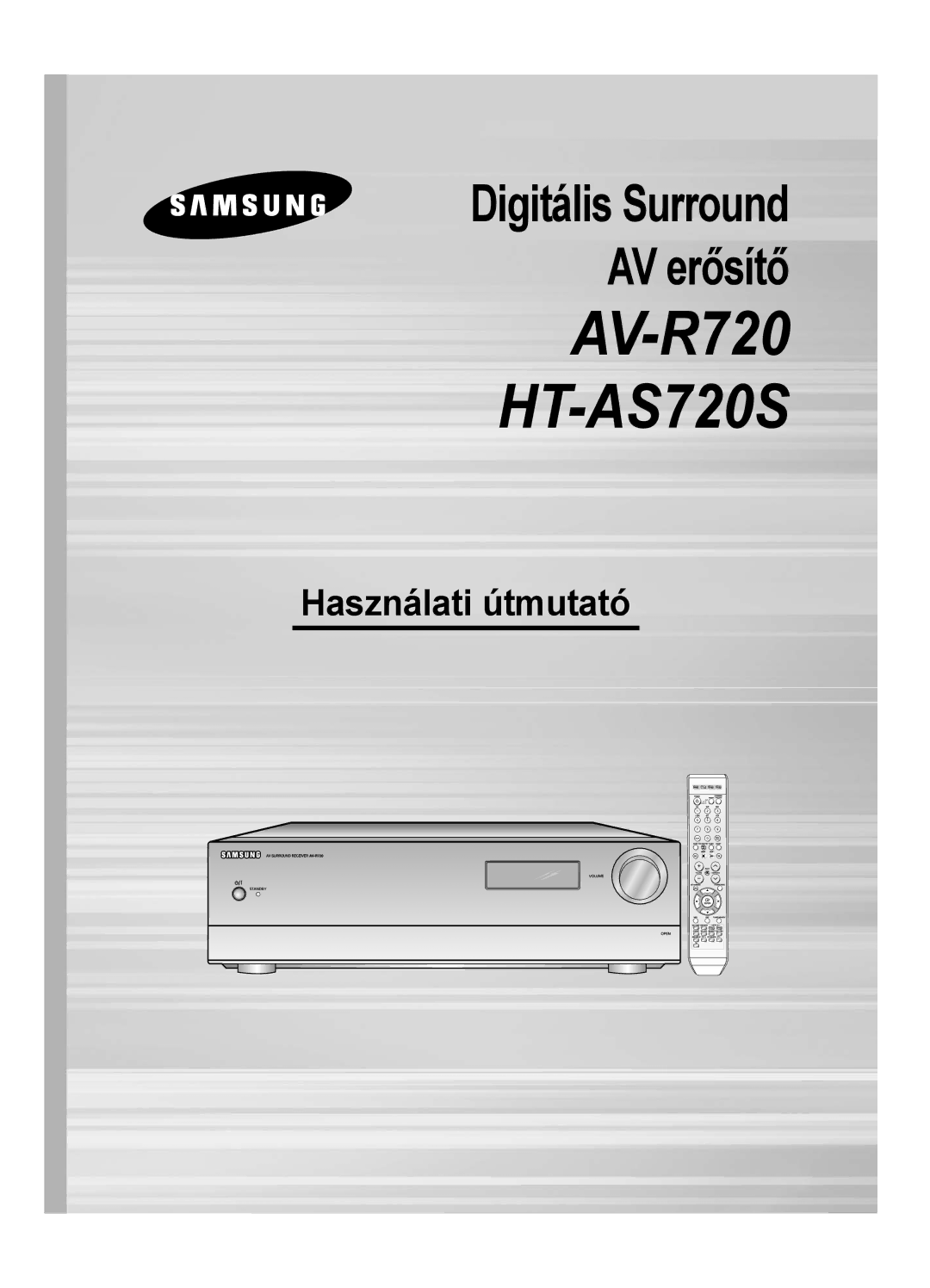 Samsung AV-R720R/XEO, HT-AS720SR/XEF, HT-AS720SR/EDC, HT-AS720T/XAA manual 