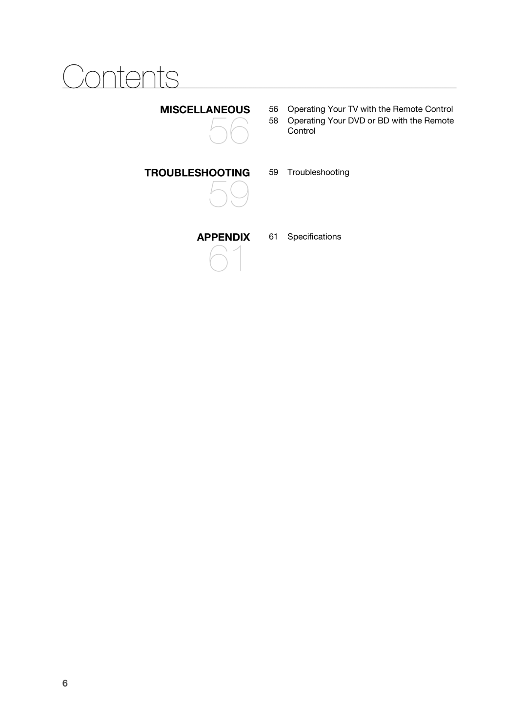 Samsung HT-AS730ST user manual Miscellaneous Troubleshooting 