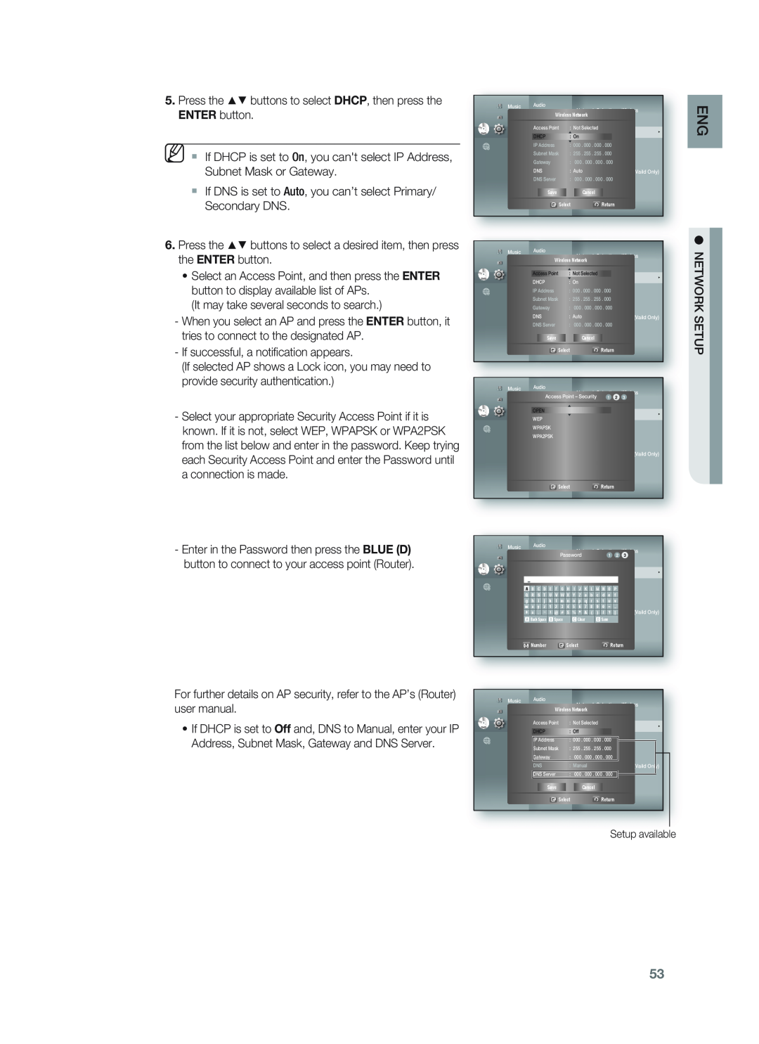 Samsung HT-BD1252, HT-BD1255 user manual It may take several seconds to search 