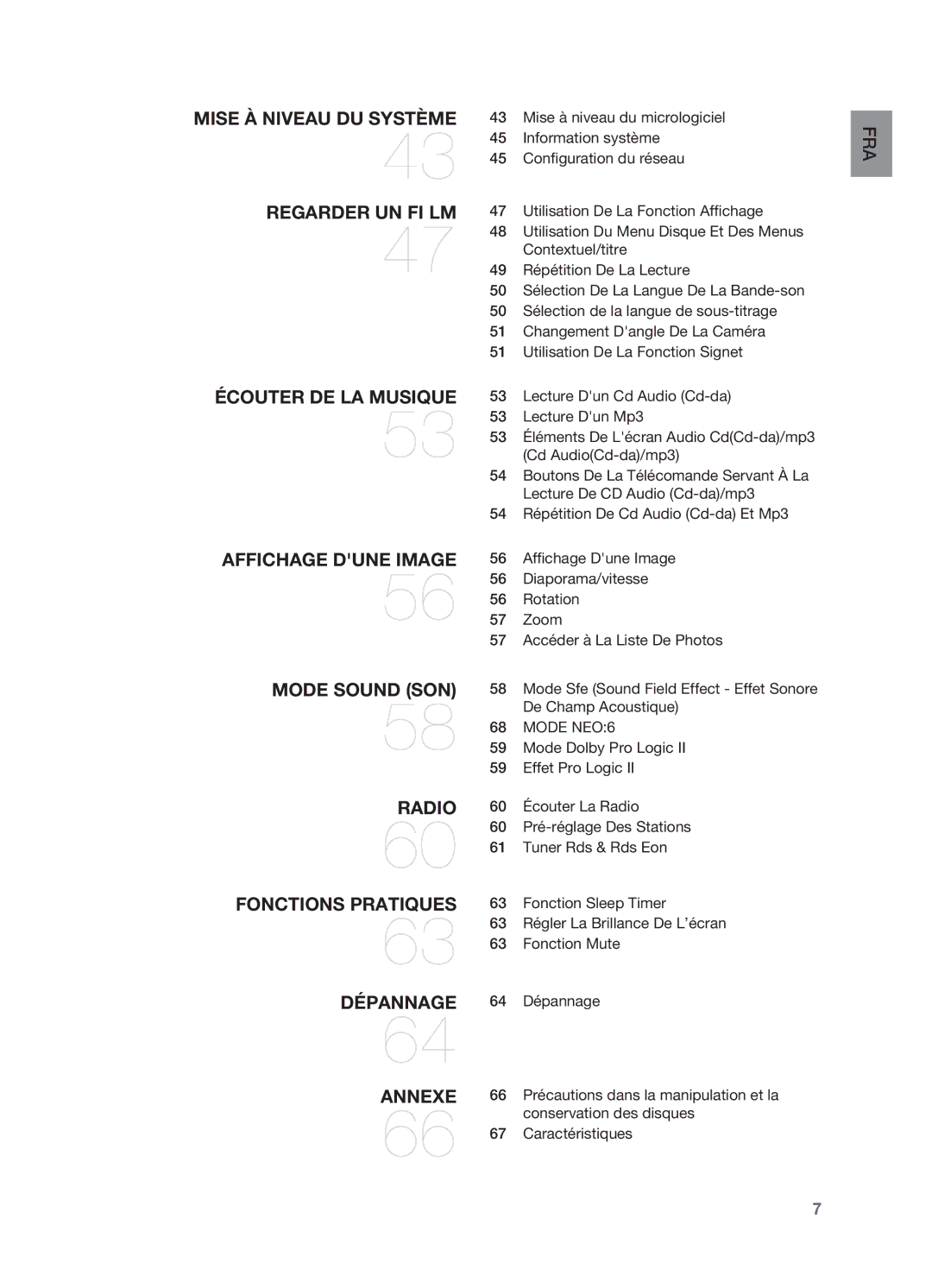 Samsung HT-BD2ER/XEF manual Mode NEO6 