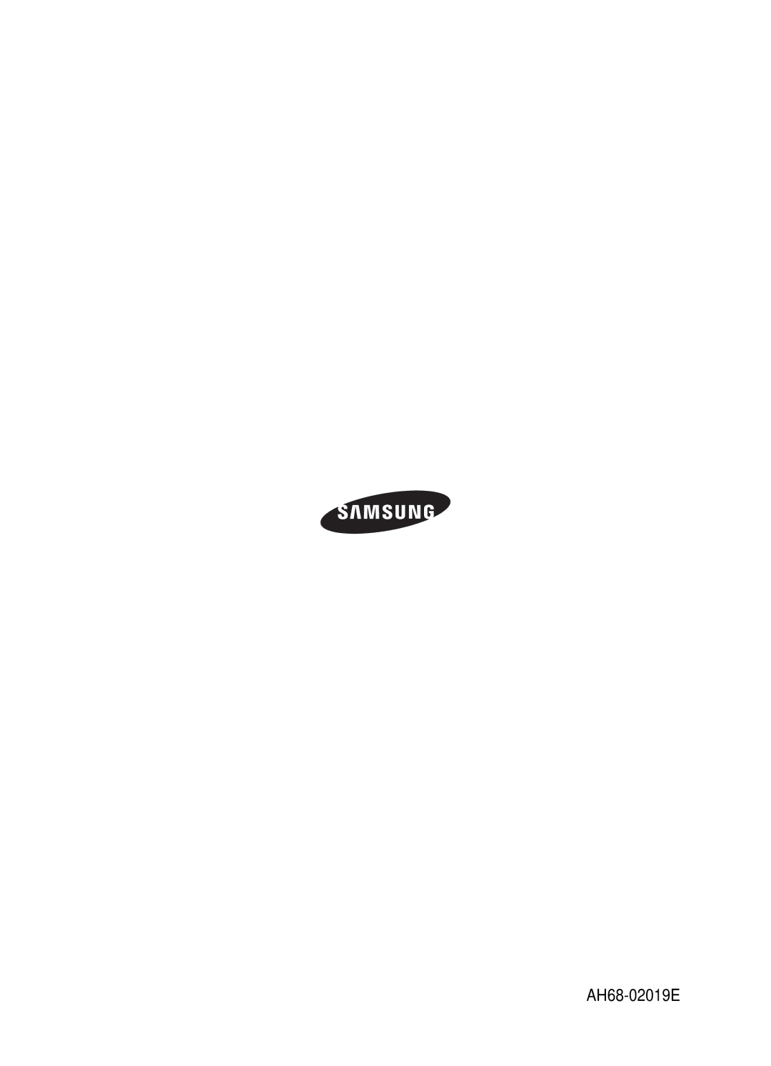 Samsung HT-BD2R/XEE manual AH68-02019E 