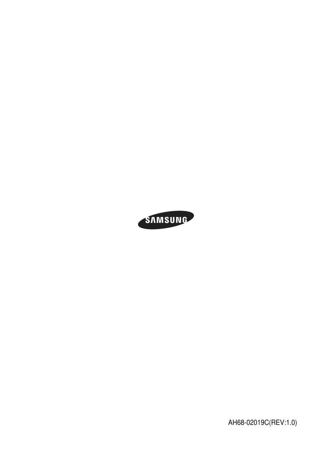 Samsung HT-BD2R/XET, HT-BD2R/XEF manual AH68-02019CREV1.0 