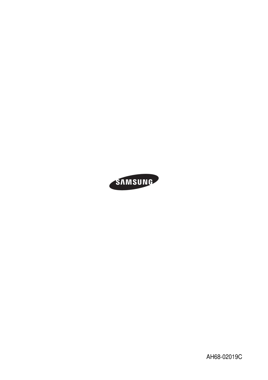 Samsung HT-BD2R/XEF manual AH68-02019C 