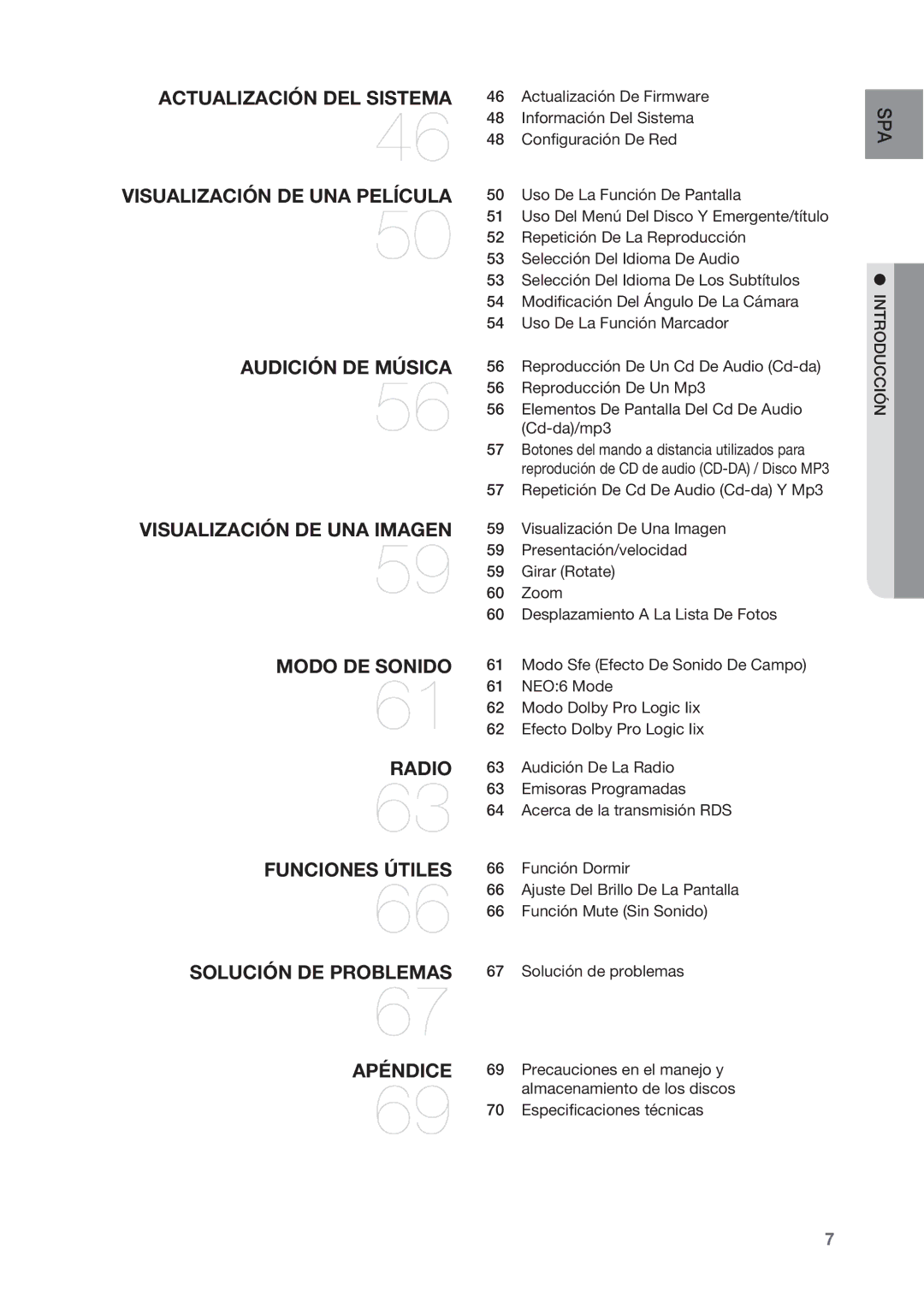 Samsung HT-BD2R/XET, HT-BD2R/XEO manual Especificaciones técnicas, Introducción 